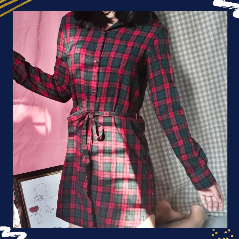 UNIQLO AUTHENTIC FLANNEL DRESS