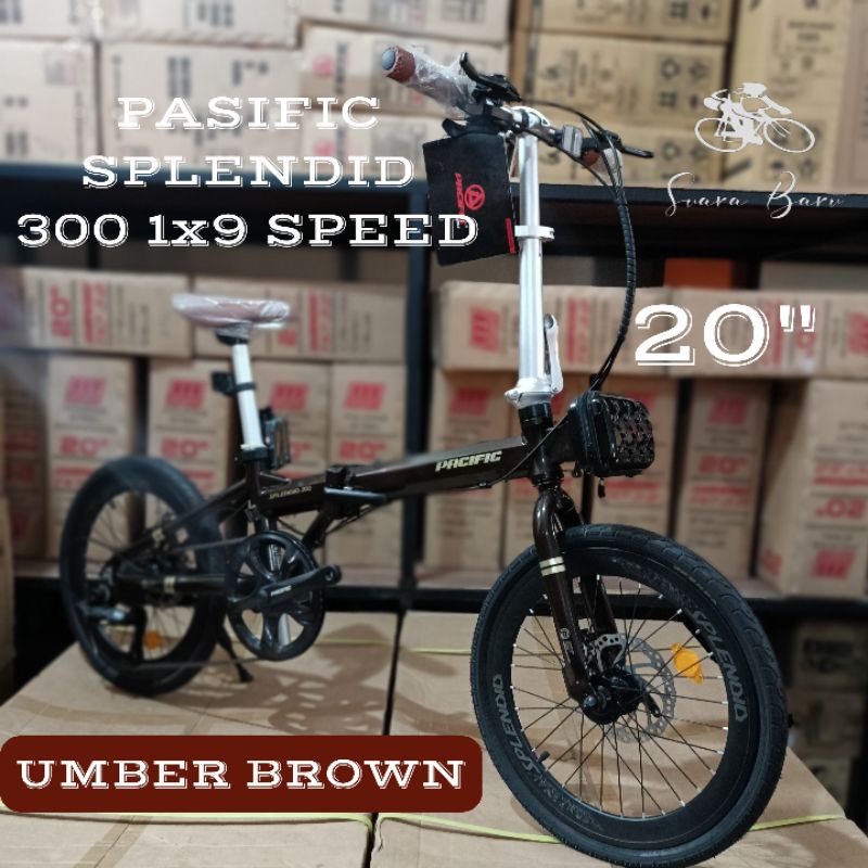 SEPEDA LIPAT 20 PACIFIC SPLENDID 300 8SP ALOY