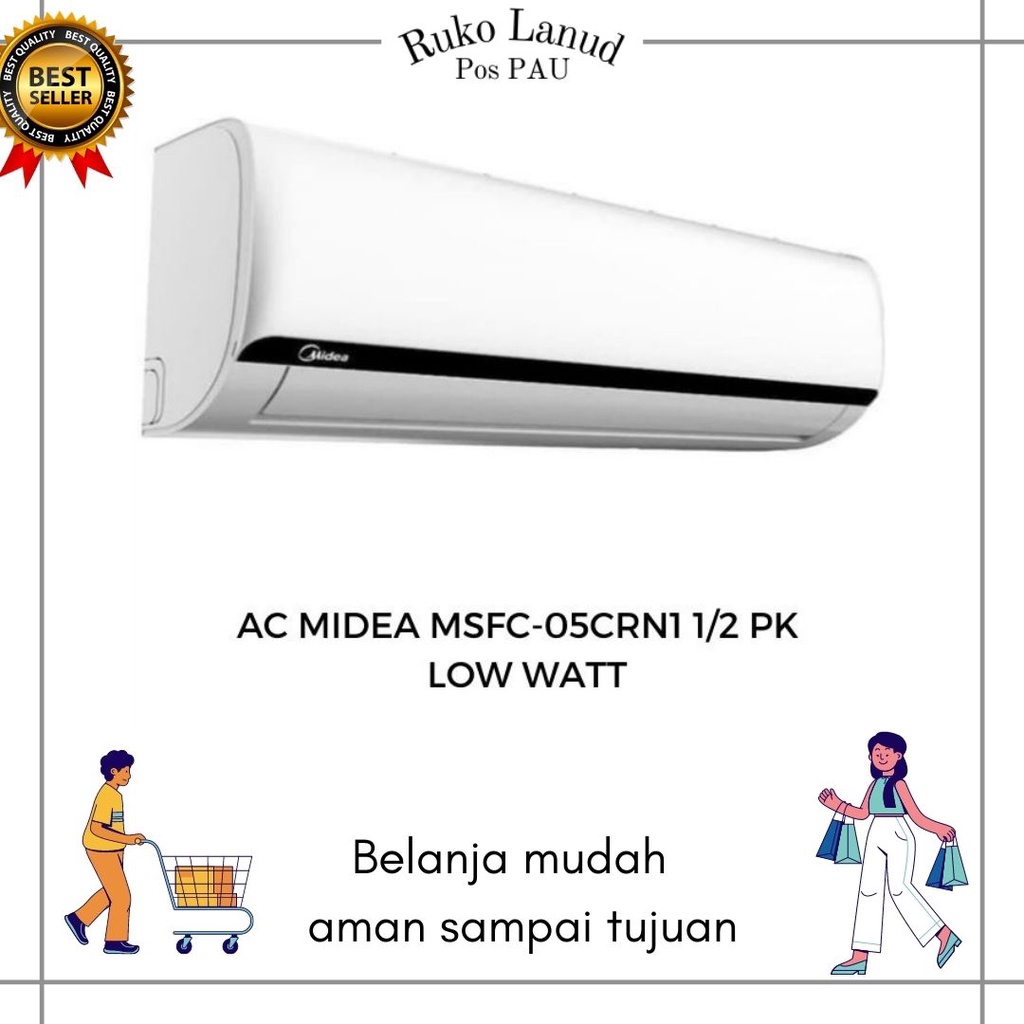 AC MIDEA MSFC 05CRN1 1/2 PK (LOW WATT)