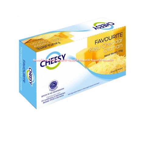 Cheesy Favourite 160gr Processed Cheddar Cheese Keju Chedar Olahan Chese Keju Blok Chesy Favorite Procesed Cedar 160 gr