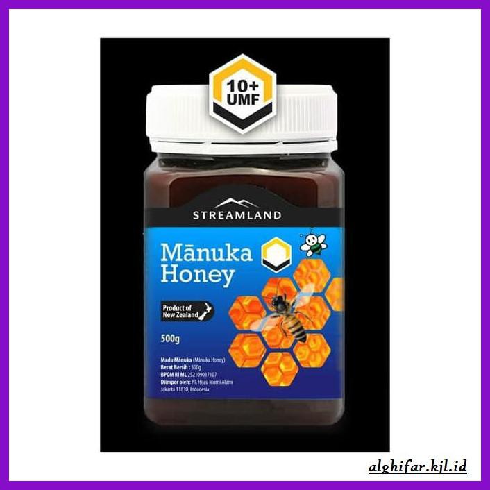 

MADU-MINUMAN- STREAMLAND MANUKA HONEY UMF 10+ 500GR -ASLI-BUKAN-KAWE-KAWE-