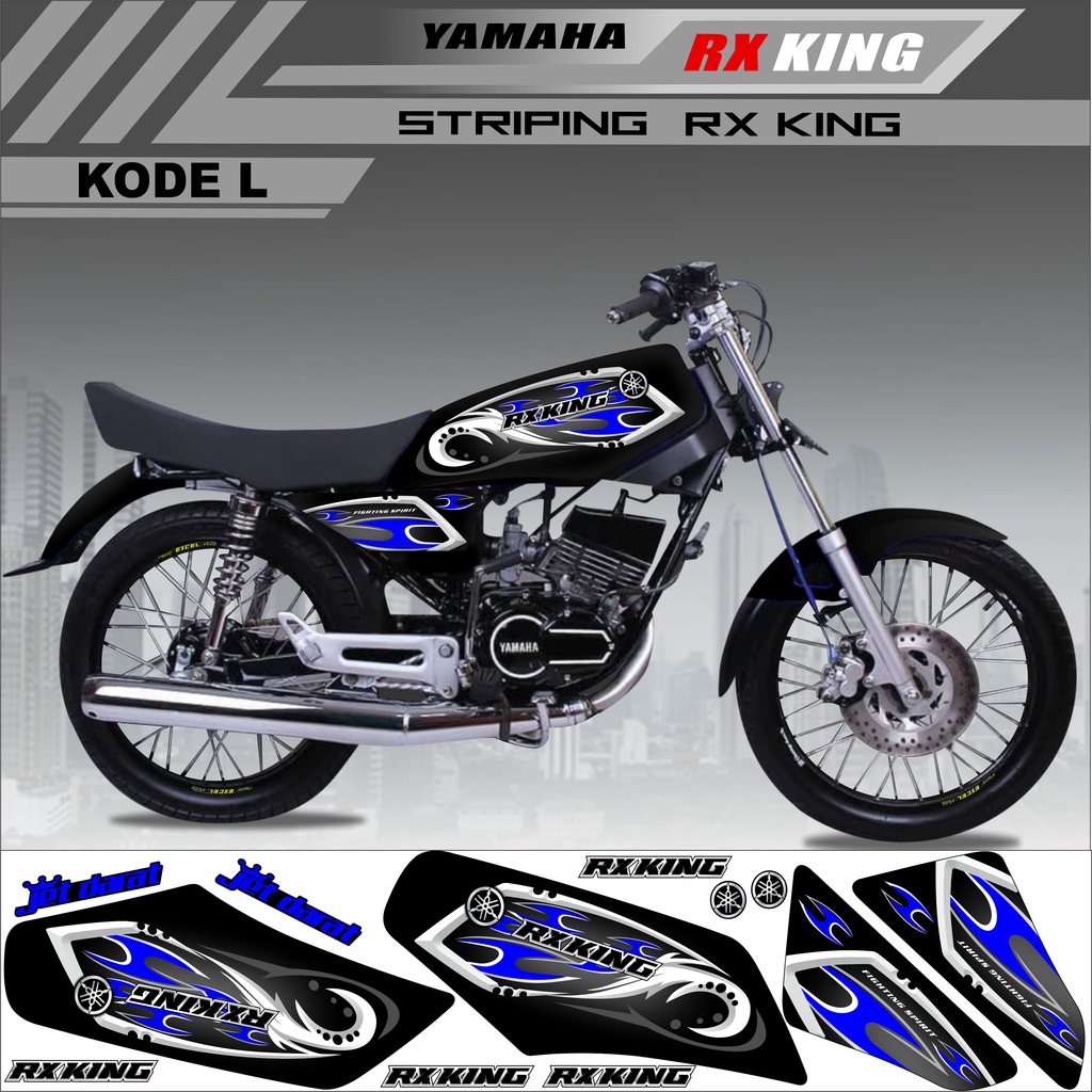 Striping Rx King Variasi/ Stiker Custom Rx King / Sticker Rx King KODE L