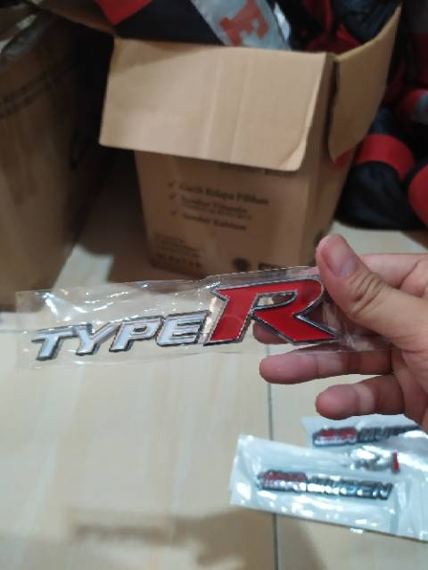 Emblem Logo Mobil TRD Sportivo MUGEN Type-R VVT-i RS Murah Berkualitas Chrome Asli