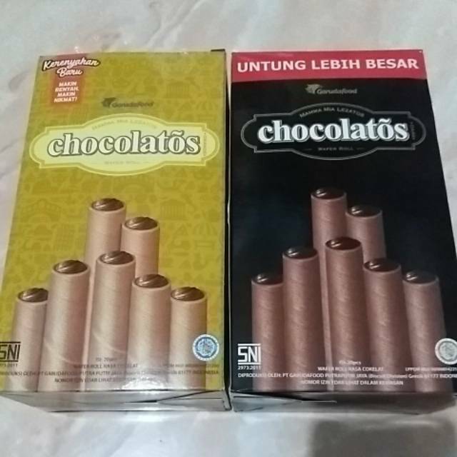 

CHOCOLATOS wafer roll.isi 20pcs(16gx20)