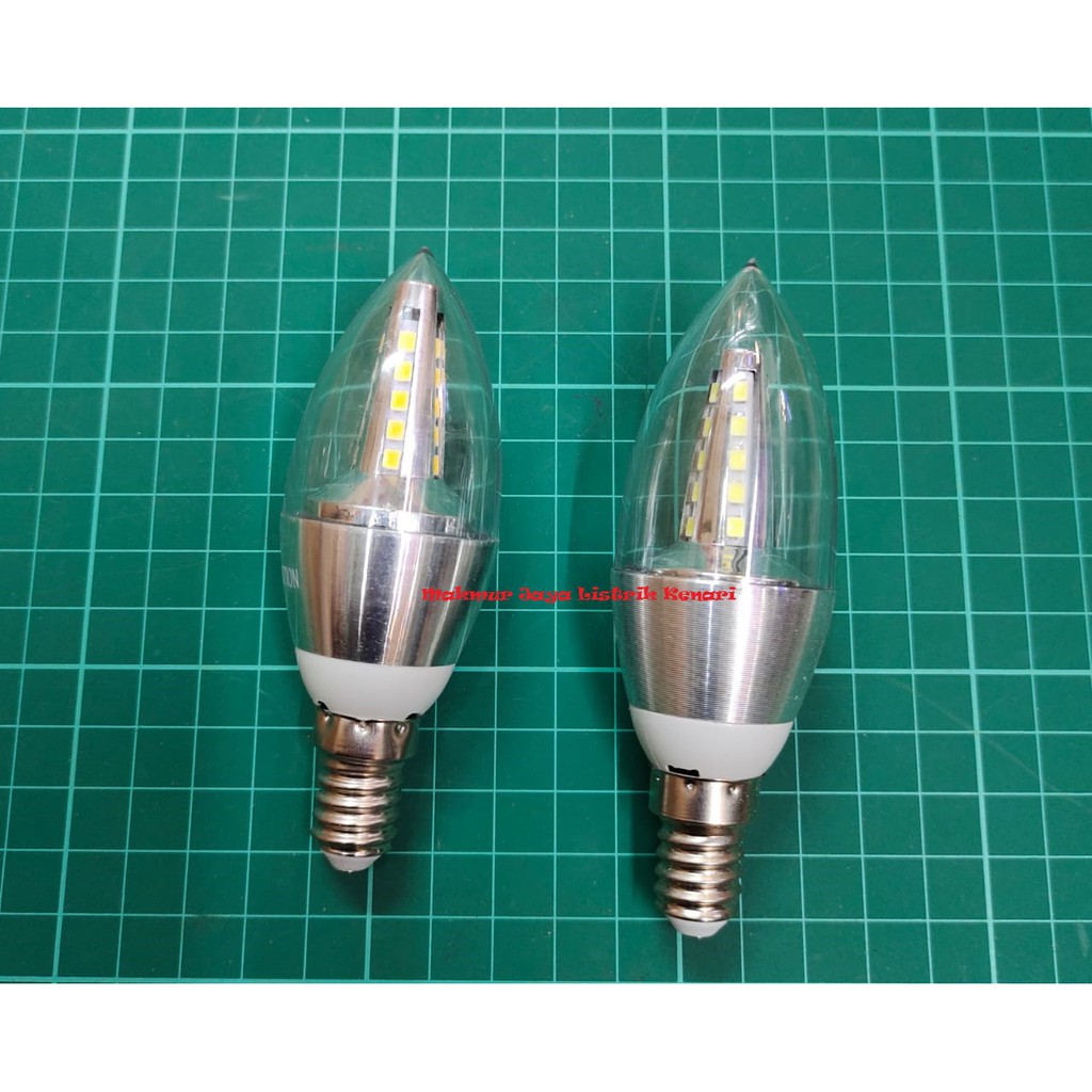 Lampu Candle bohlam LED 5W fitting E14 Hias 5 w watt lilin gantung