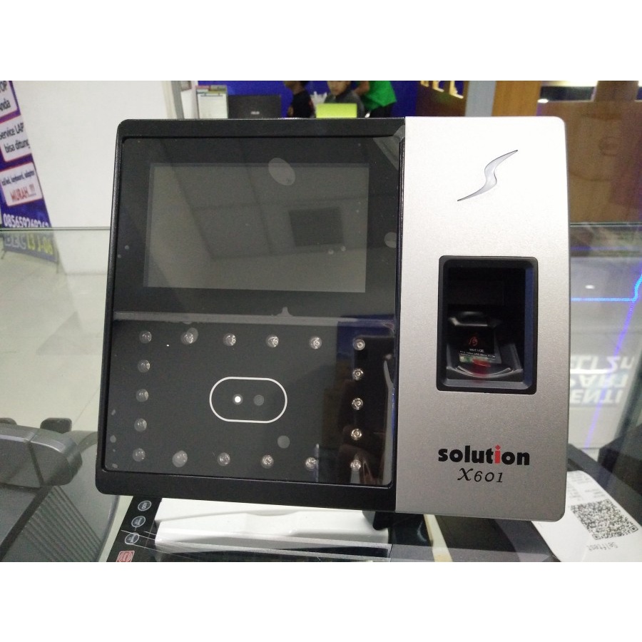 FINGERPRINT (ABSENSI SIDIK JARI &amp; WAJAH) SOLUTION X601 TOUCH SCREEN