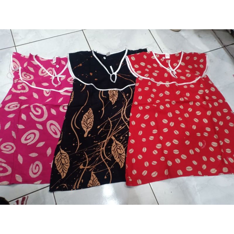 Dress anak 1 2 3 tahun daster anak baju harian anak cewek perempuan santai ( dress santai )