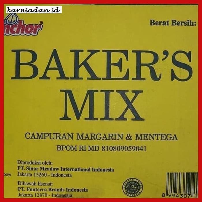 

Rettubagetnem- Anchor Baker Mix Butter Blend Margarin 1 Kg -Asli-Slii.