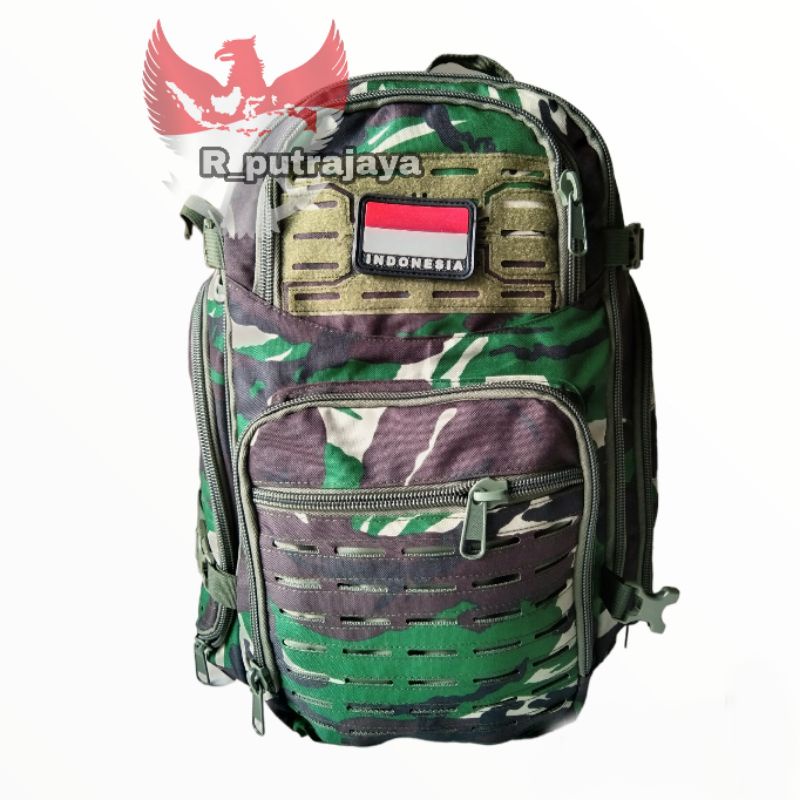 Backpack Tactical lasercut 917 / Tas Ransel Tactical lasercut lokal