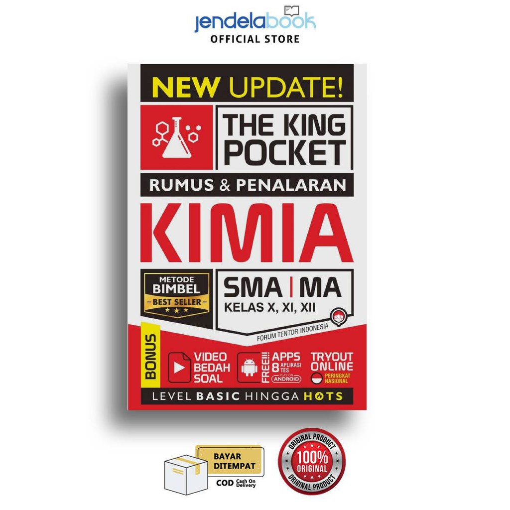 SMA The King Pocket Ipa Biologi Fisika Kimia Matematika New Update Hots-Pocket KIMIA SMA