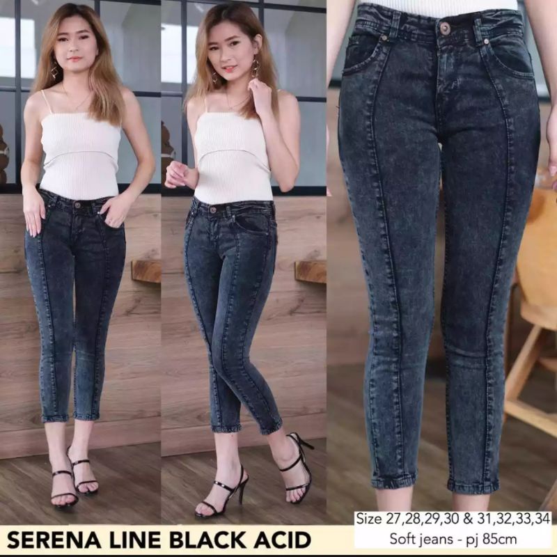 Celana jeans wanita haigwast snow terbaru