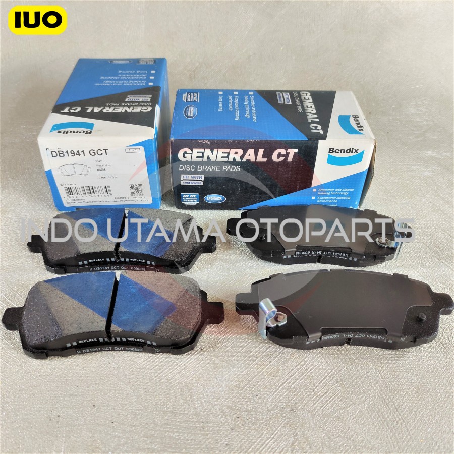 Kampas Rem Ertiga Fiesta Mazda 2 BENDIX Brake Pad DB 1941 GCT