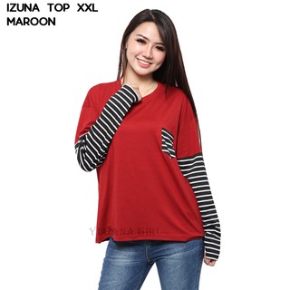 Monellina G1 IZUNA Baju  Blouse Atasan  XXL  Jumbo Murah 