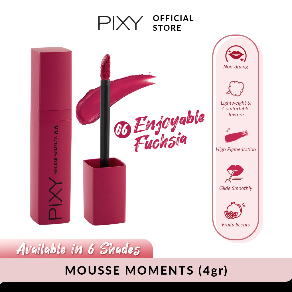 Pixy Mousse Moments 06 Enjoyable Fuchsia