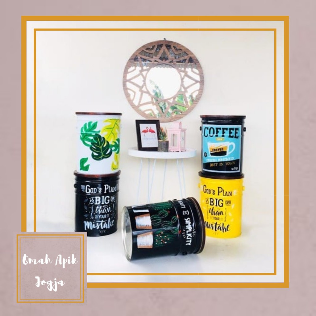 MEJA DRUM BUNDAR - MEJA MINIMALIS - MEJA OMAH APIK JOGJA