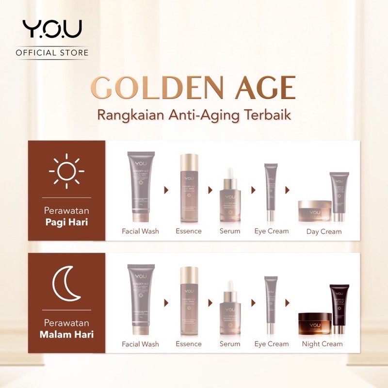 YOU Golden Age Revitalizing Night Cream ( YOU MAKEUPS OFFICIAL STORE )