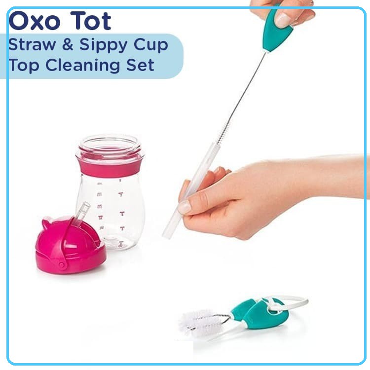 Oxo Tot Straw &amp; Sippy Cup Top Cleaning Set