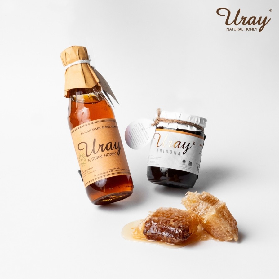 Madu Uray | Natural Honey Propolis &amp; Bee Bread 300gr | Madu Trigona