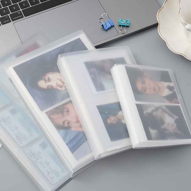 288 Grids Transparent Frosted Interstitial Album 3/6 Inch Photo Storage Album