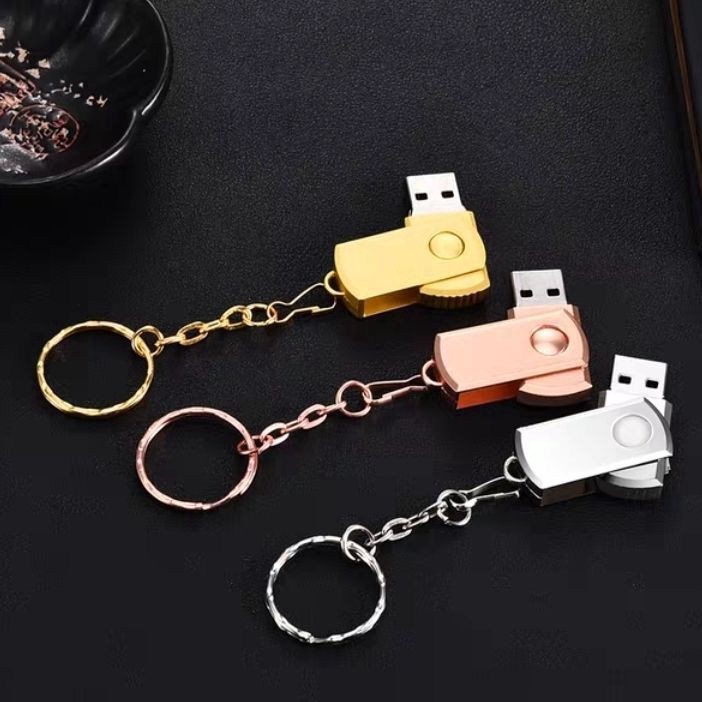 Flashdisk USB Bahan Logam Kapasitas 64 / 32 / 16 / 8 / GB / 4 / GB / 2 / 1gb