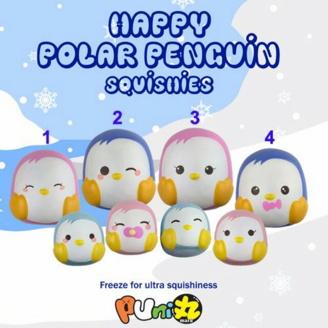 blue penguin squishy