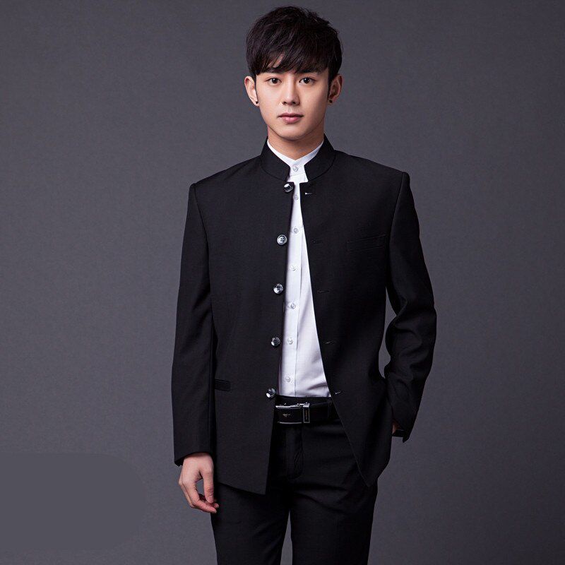 Jas Koko pria slimfit _ Jas mandarin _ Jas semi koko