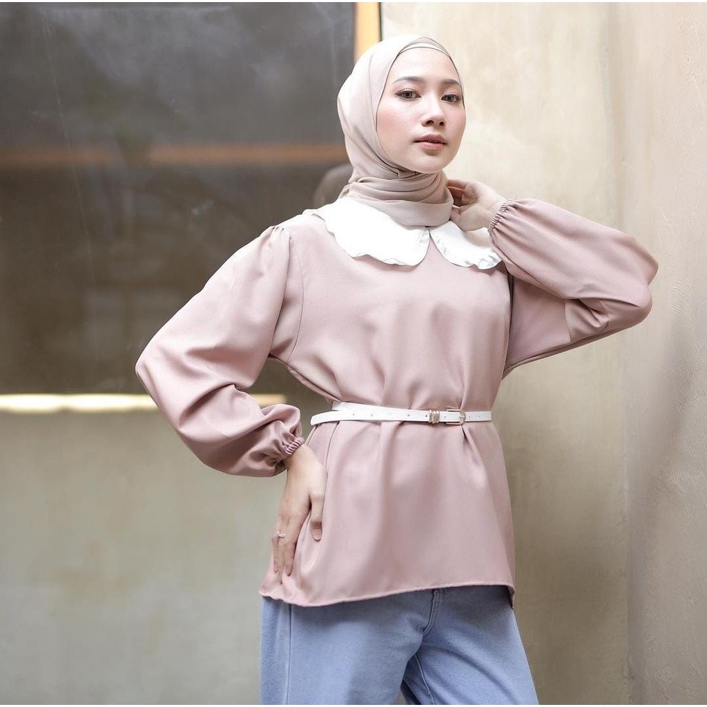 THANIA BLOUSE BAHAN SHAKILA 100%ORIGINAL PREMIUM