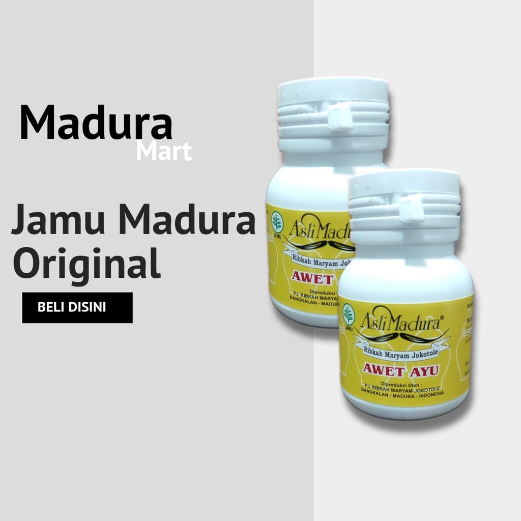 Jamu madura Jamu Awet Ayu Kapsul isi 40 Perawatan tubuh dan kulit wanita Kecantikan wanita herbaL