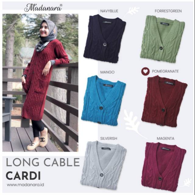New Cable Cardi by Madanara
