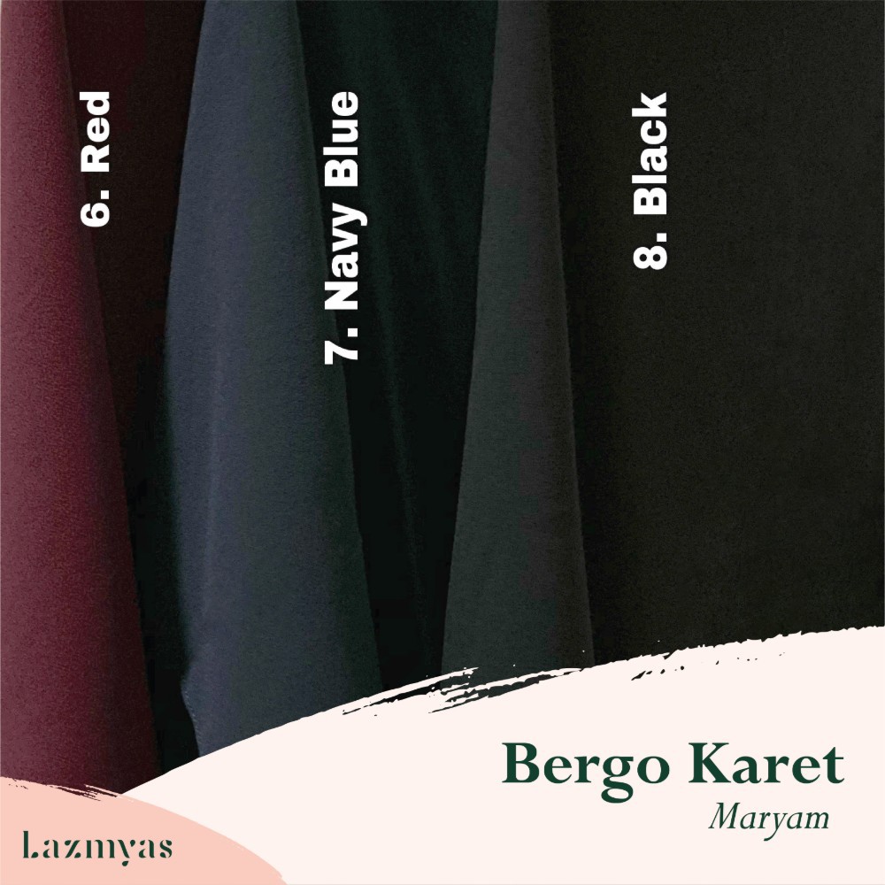 Bergo Maryam 2 layer Ceruty Babydoll