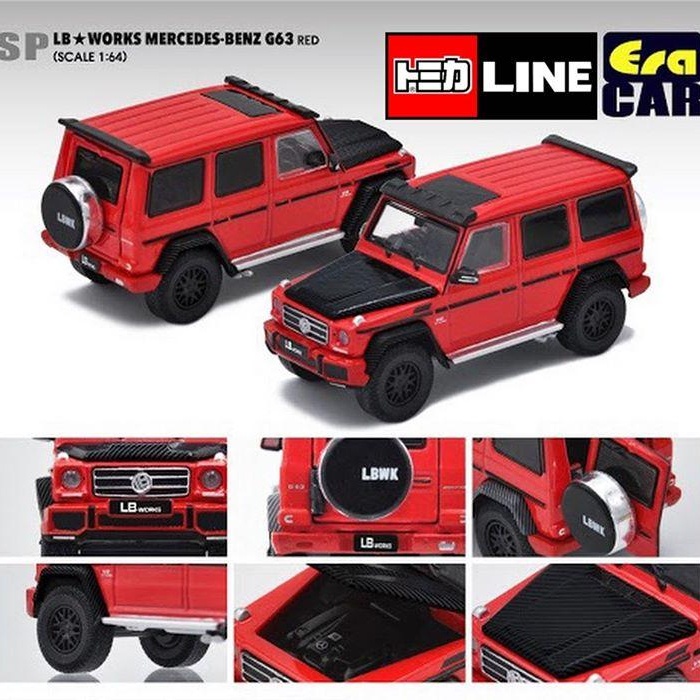 ERA CAR LB WORKS MERCEDES BENZ AMG G63 RED