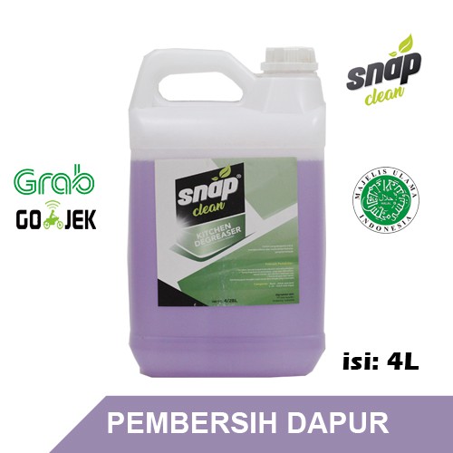 SNAP CLEAN KITCHEN DEGREASE 4L CAIRAN PEMBERSIH DAPUR