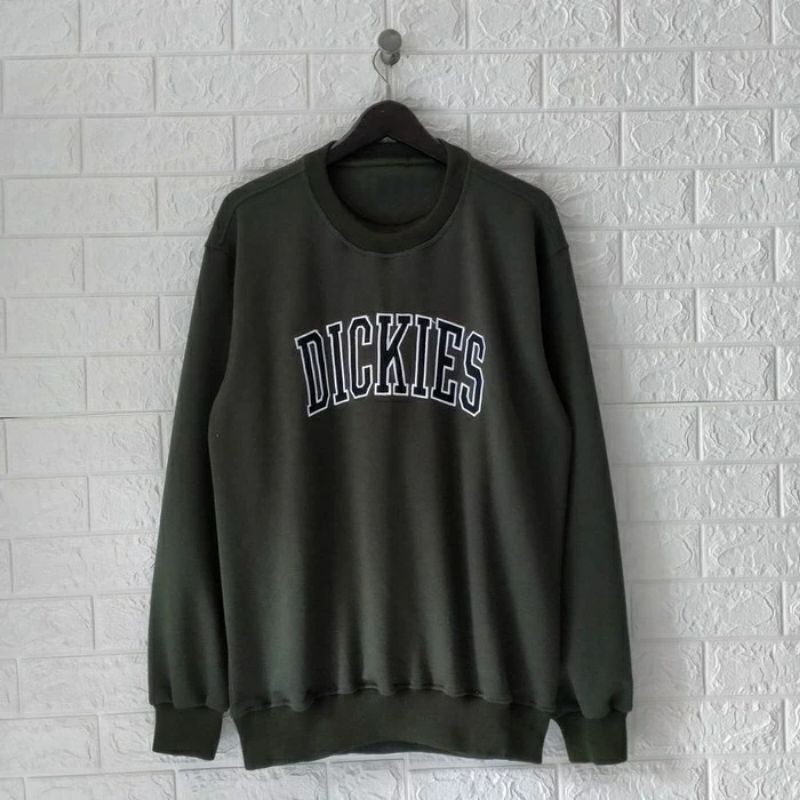 S - XXXXXL(6XL) Sweater DICKIES BIGSIZE Crewneck Pria Wanita Jumbo Urban Style Harajuku Streetwear Jaket Sweatshirt OVERSIZE