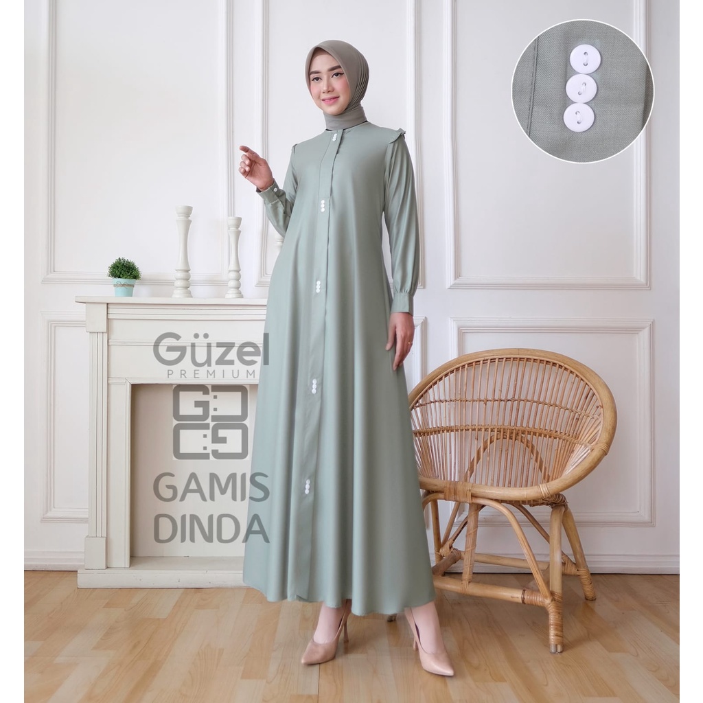 (Guzel) Gamis Dinda Drees Polos by Guzel