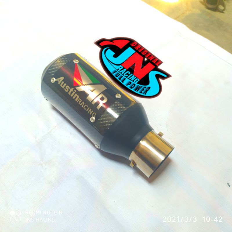 SILINCER KNALPOT AUSTIN RACING CB150R VIXION SATRIA FU CBR150R XABRE MX KING SONIC R15