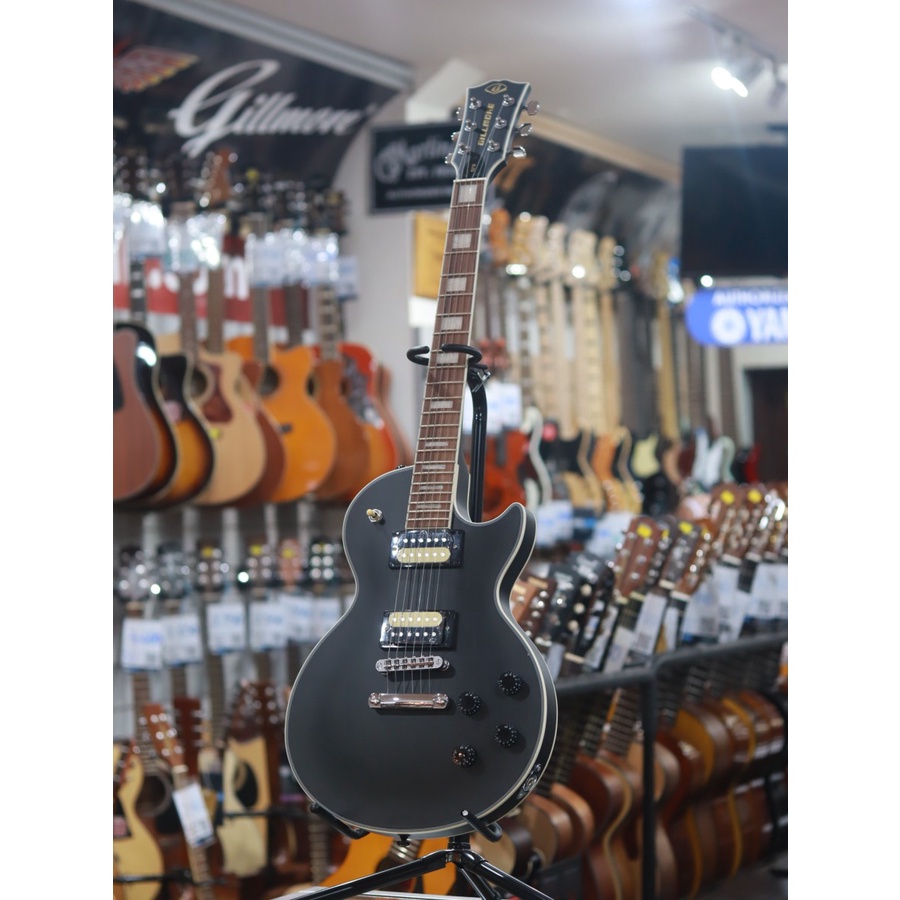 Gillmore GLP02DX BK - Gitar Lespaul GLP-02-DX Black Les Paul