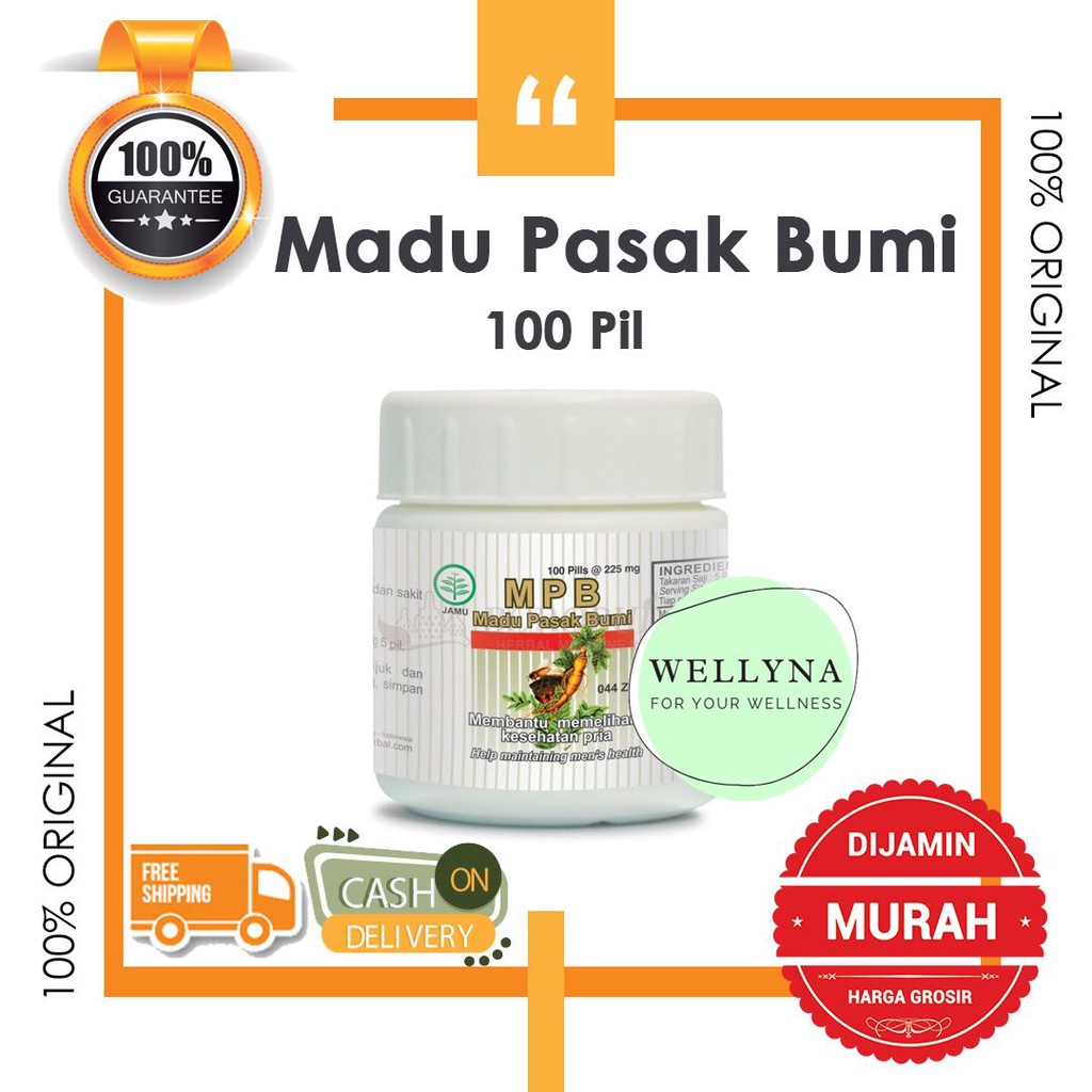 Jual Madu Pasak Bumi Mpb Borobudur 100 Pil Suplemen Pria Penambah Stamina Dan Vitalitas 7762