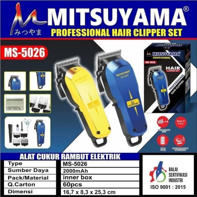 Alat Cukur Rambut Electrik MS-5026 MITSUYAMA