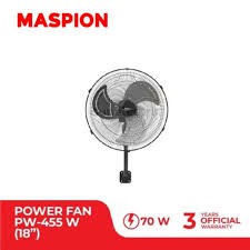 Kipas Angin Dinding Maspion PW 455 Power Fan Kipas Tornado