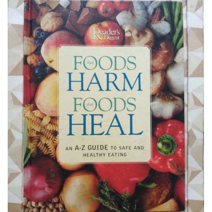 Buku menu Kesehatan English original. Foods that Harm Foods that heal. reader's digest