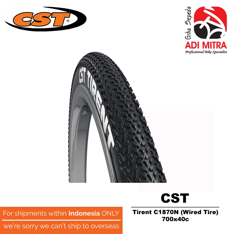 CST Tirent C1870N 700x40 Wired Tire Ban Luar Sepeda