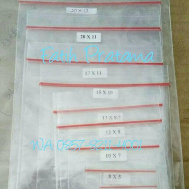 Plastik klip OPP klip plastik baju plastik packing ukuran Plastik klip OPP klip plastik baju plastik packing ukuran