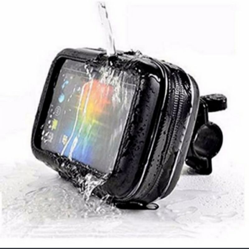 Holder Hp Gps Waterproof Anti Air Sepeda motor