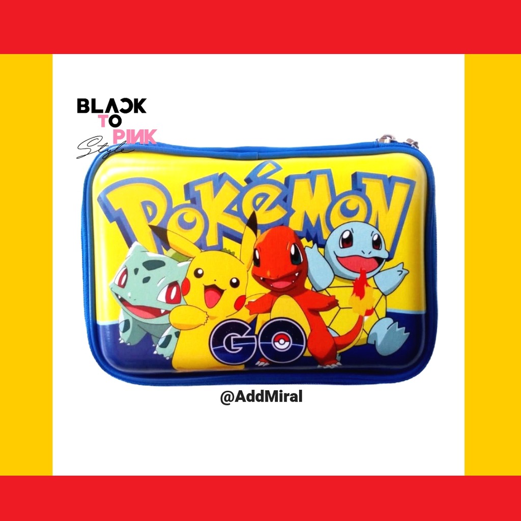 

Kotak Pensil Pokemon Go Model Smiggle Pencil Case Tempat Pensil Hard Case Sekolah Custom
