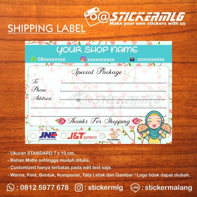 

Sticker Pengiriman 09