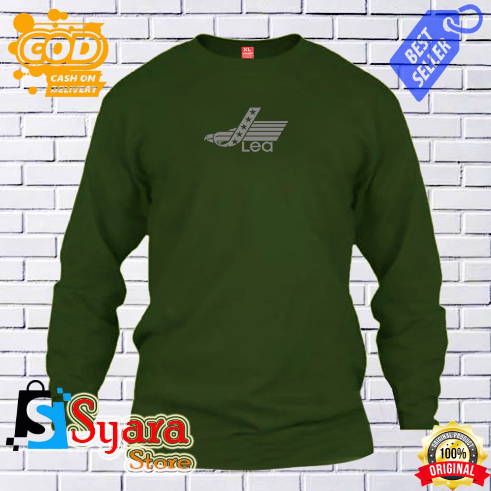 Kaos Motif Distro/Kaos Murah/Kaos Lengan Panjang Lea Silver/Baju Pria-Wanita/Tshirt