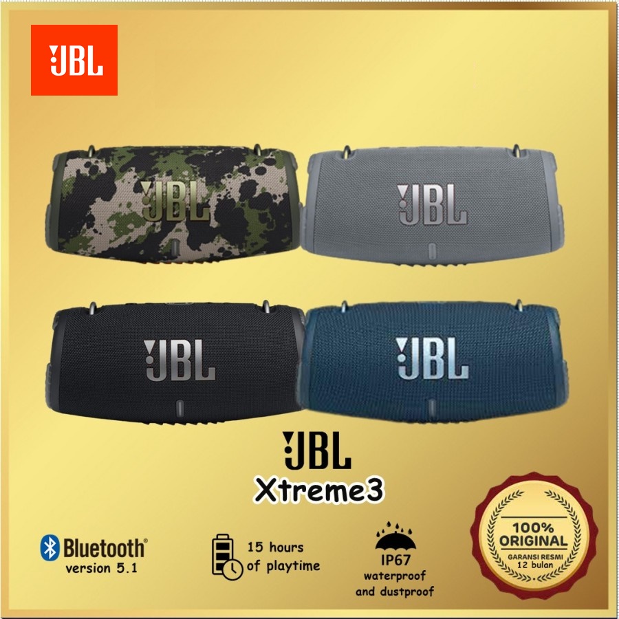 JBL Xtreme 3 Portable Bluetooth Speaker Extreme 3 Xtreme3 With IP67