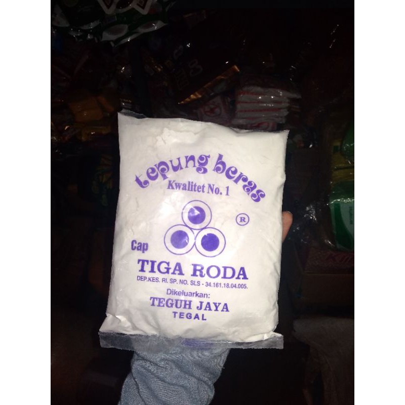 

Tepung Beras merk Tiga Roda Produk Lokal Tegal isi 250gram