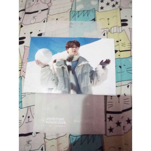 BTS WINTER PACKAGE SEOKJIN FOTO 4X6 OFFICIAL
