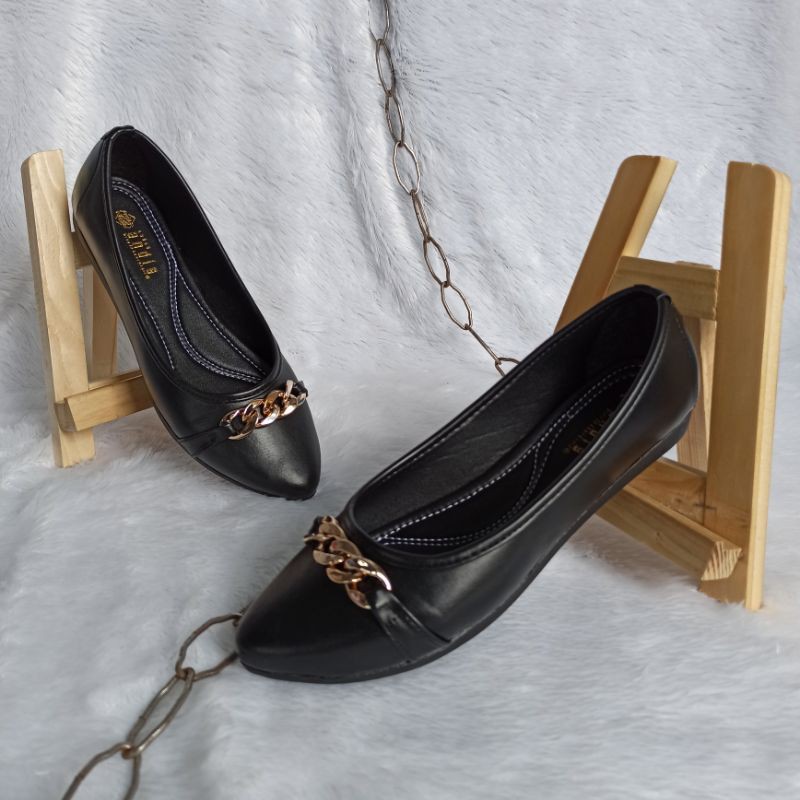 Andas Andis - Sepatu Flatshoes Wanita Chain